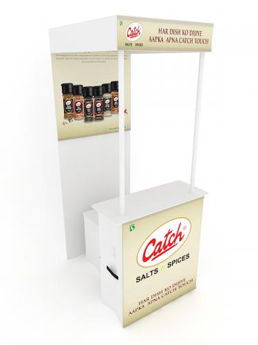 Promotional Display - Kiosks - Amitoje Desk (with roof)